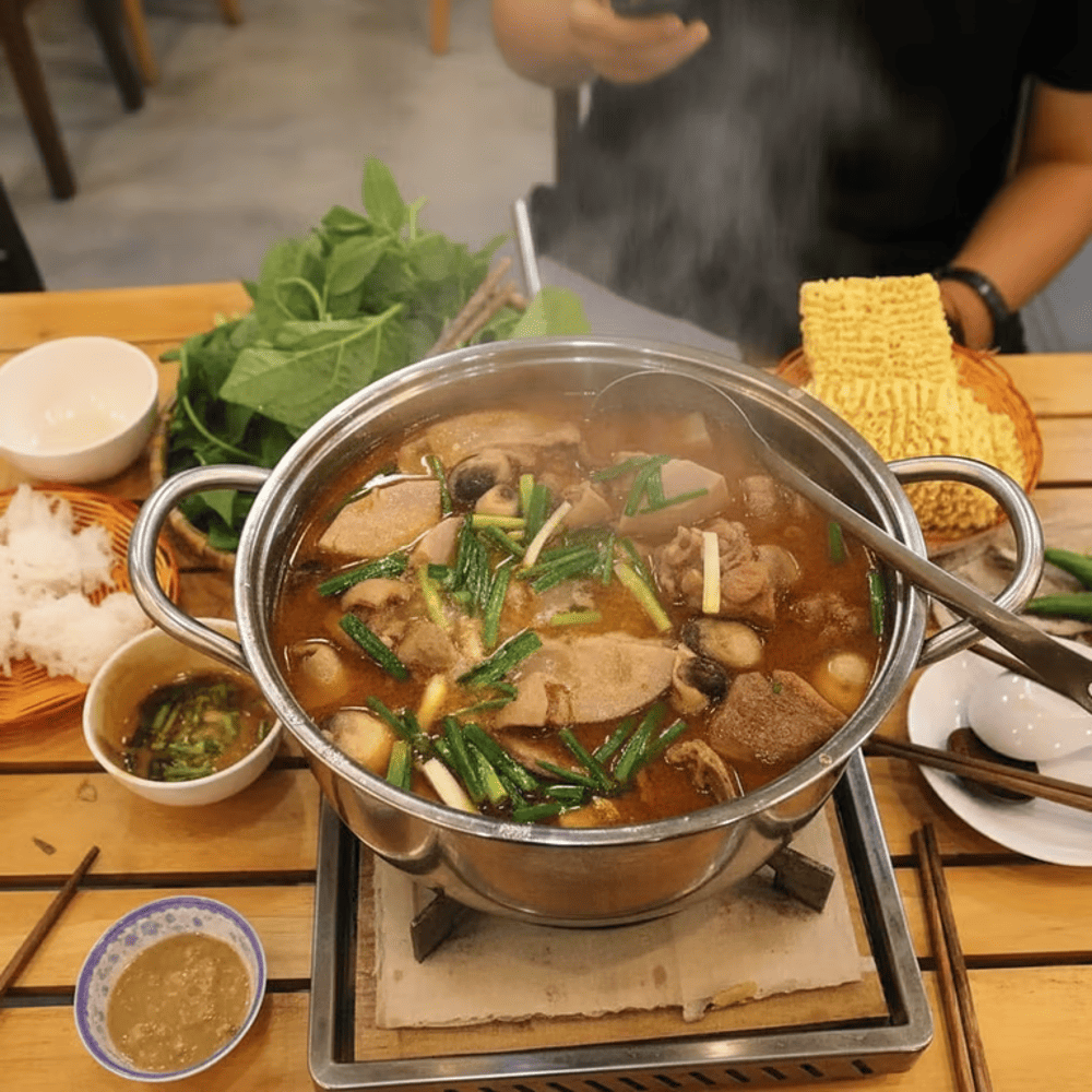 Lẩu vịt nấu chao